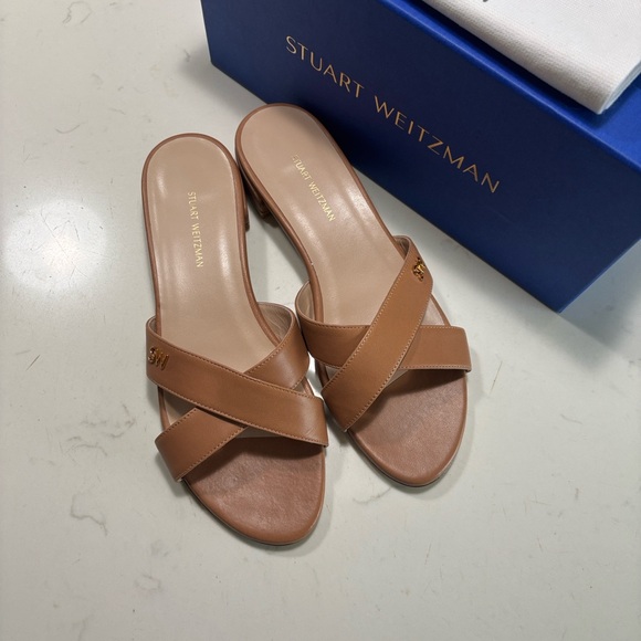 Stuart Weitzman Brown Women's Sandals - Picture 3 of 5